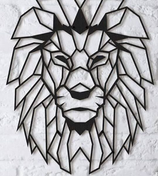 استیکر دیواری شیر