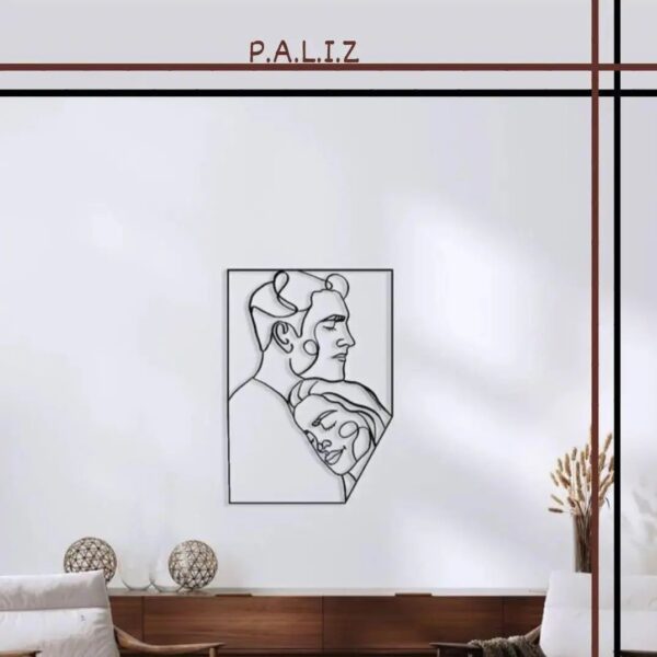 تابلو چوبی دونفره