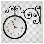 ساعت بدون حاشیه