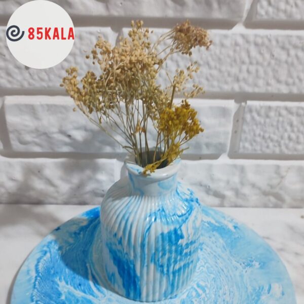 گلدان سرامیکی کوچک با طرح