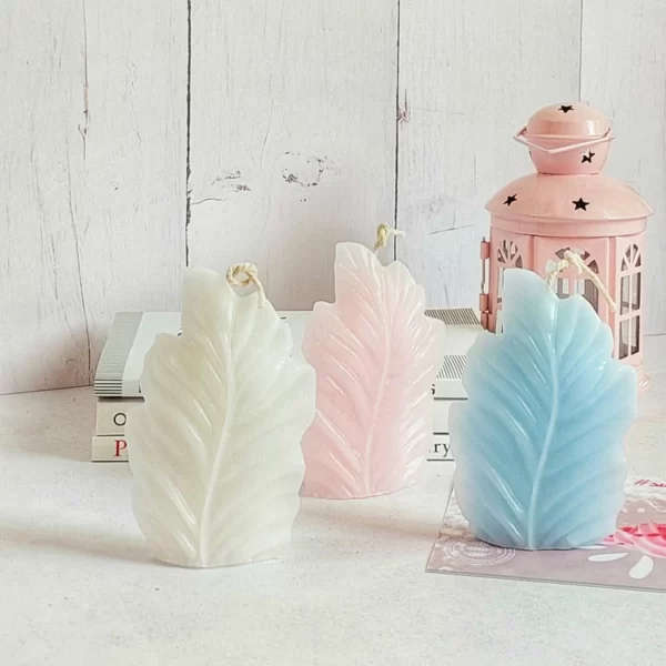 شمع برگ رنگی و گیاهی