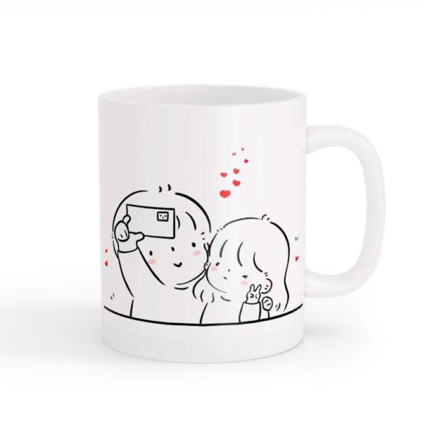 ماگ طرح زوج عاشقانه 01