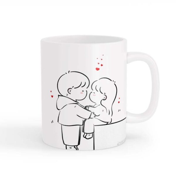 ماگ طرح زوج عاشقانه 011