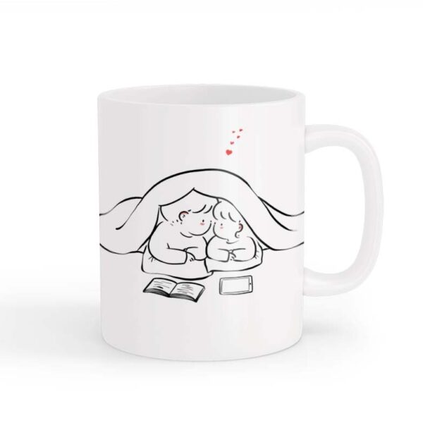 ماگ طرح زوج عاشقانه 014