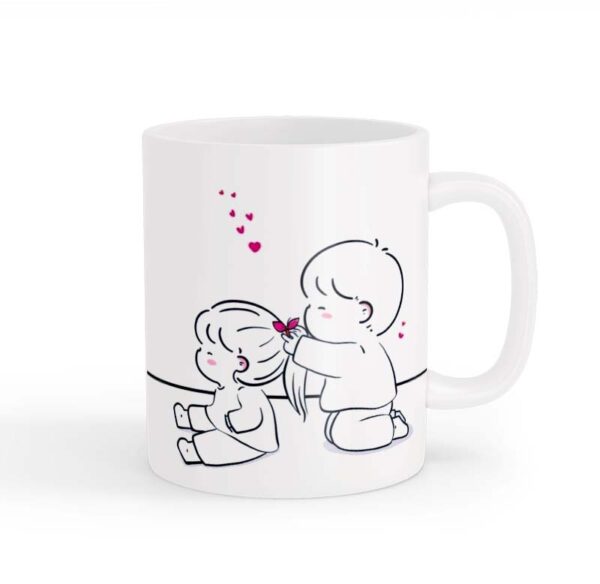ماگ طرح زوج عاشقانه 016