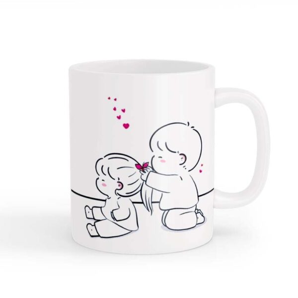 ماگ طرح زوج عاشقانه 016