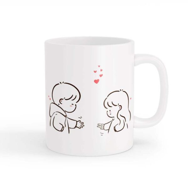 ماگ طرح زوج عاشقانه 019