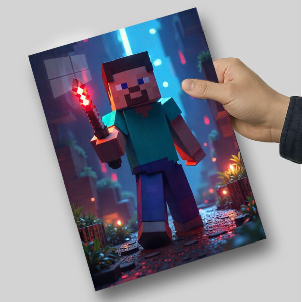 متال پوستر Minecraft