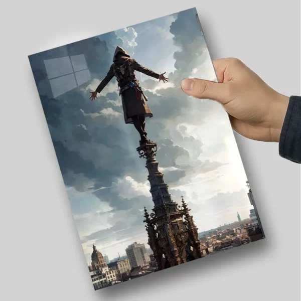 متال پوستر اساسین در ارتفاع