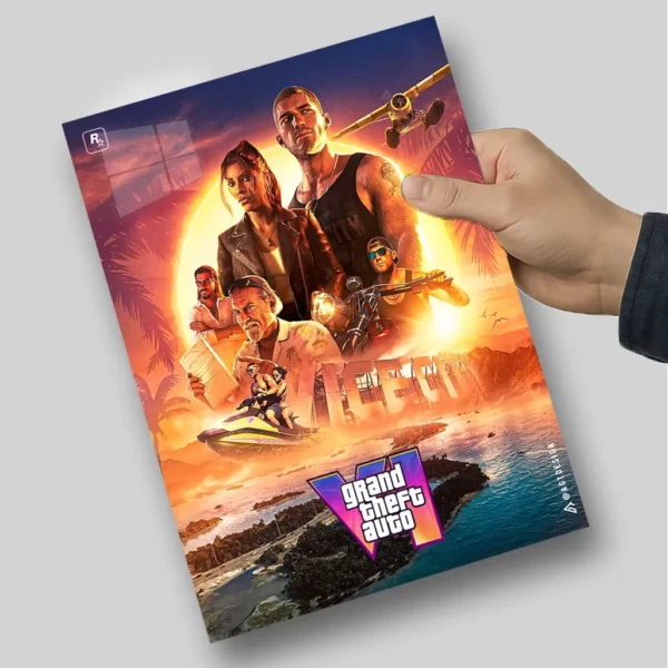 متال پوستر جی تی ای vi