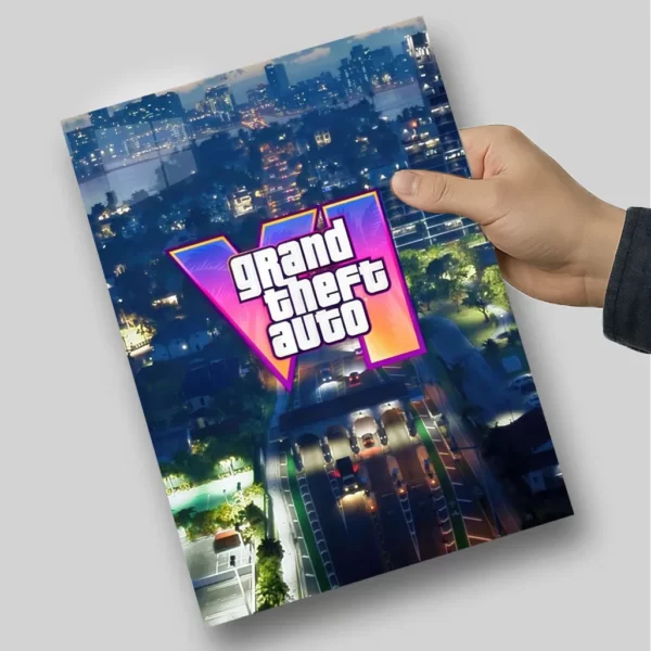 متال پوستر خیابان جی تی ای