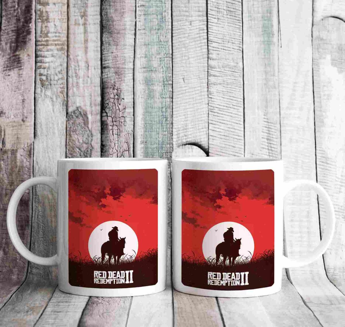 ماگ آرتور مورگان سوار اسب