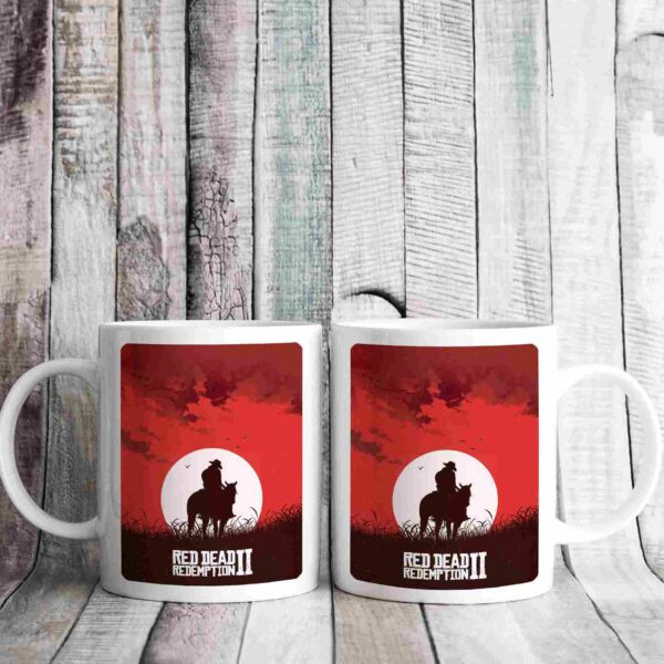 ماگ آرتور مورگان سوار اسب