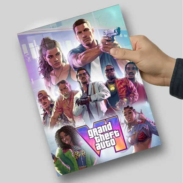 متال پوستر شخصیت GTA VI