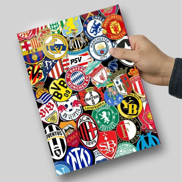 متال پوستر لوگوی تیم ها