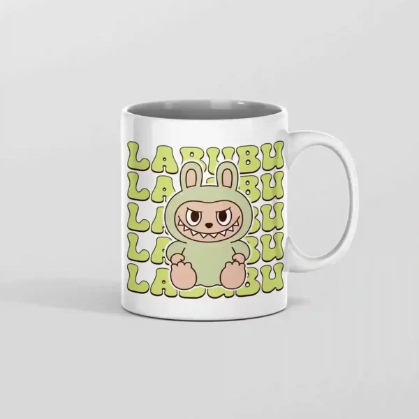 ماگ labubu سبز