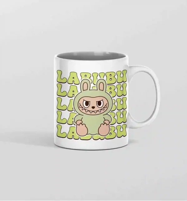ماگ labubu سبز
