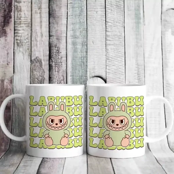 ماگ labubu سبز