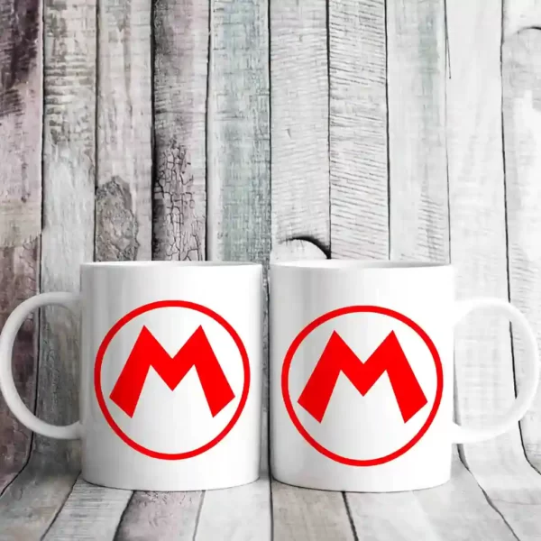 ماگ طرح لوگوی ماریو – فقط حرف M