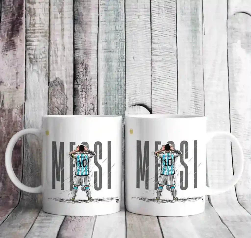 ماگ خوشحالی گل مسی