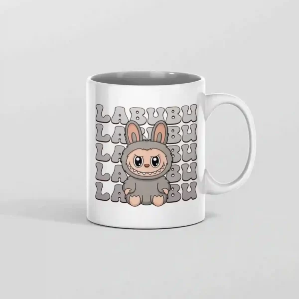 ماگ لبوبو خاکستری