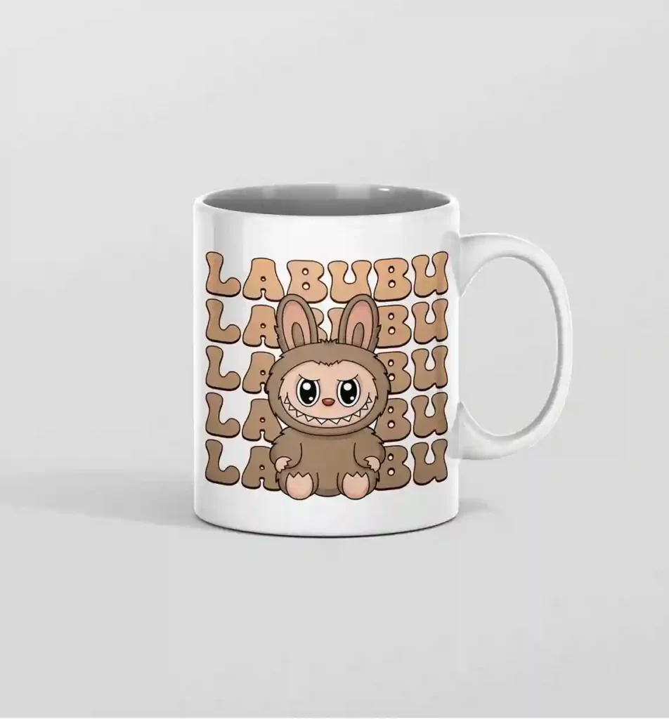 ماگ لبوبو قهوه ای