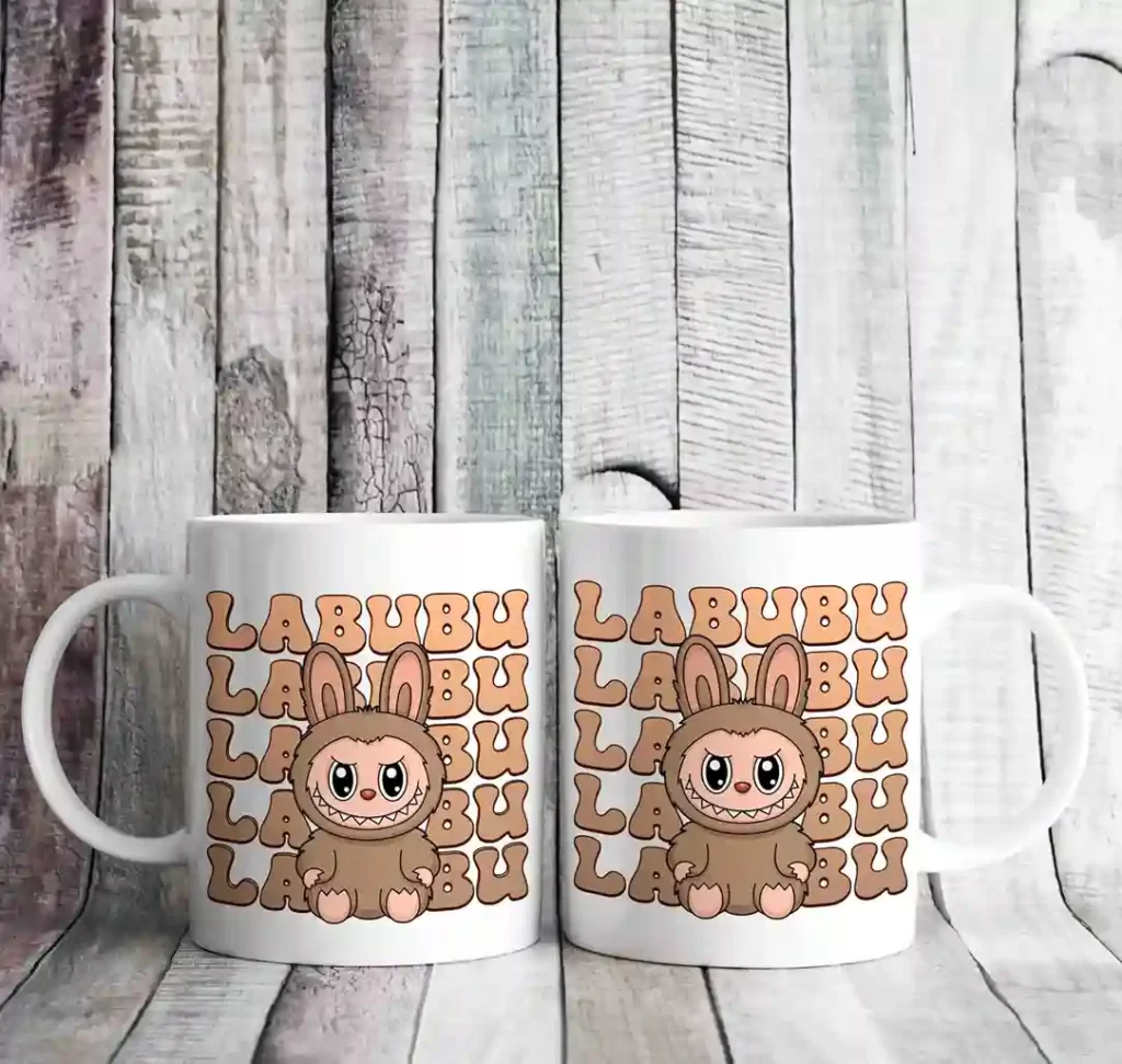 ماگ لبوبو قهوه ای