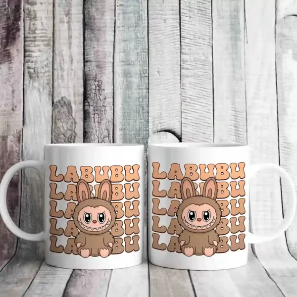 ماگ لبوبو قهوه ای