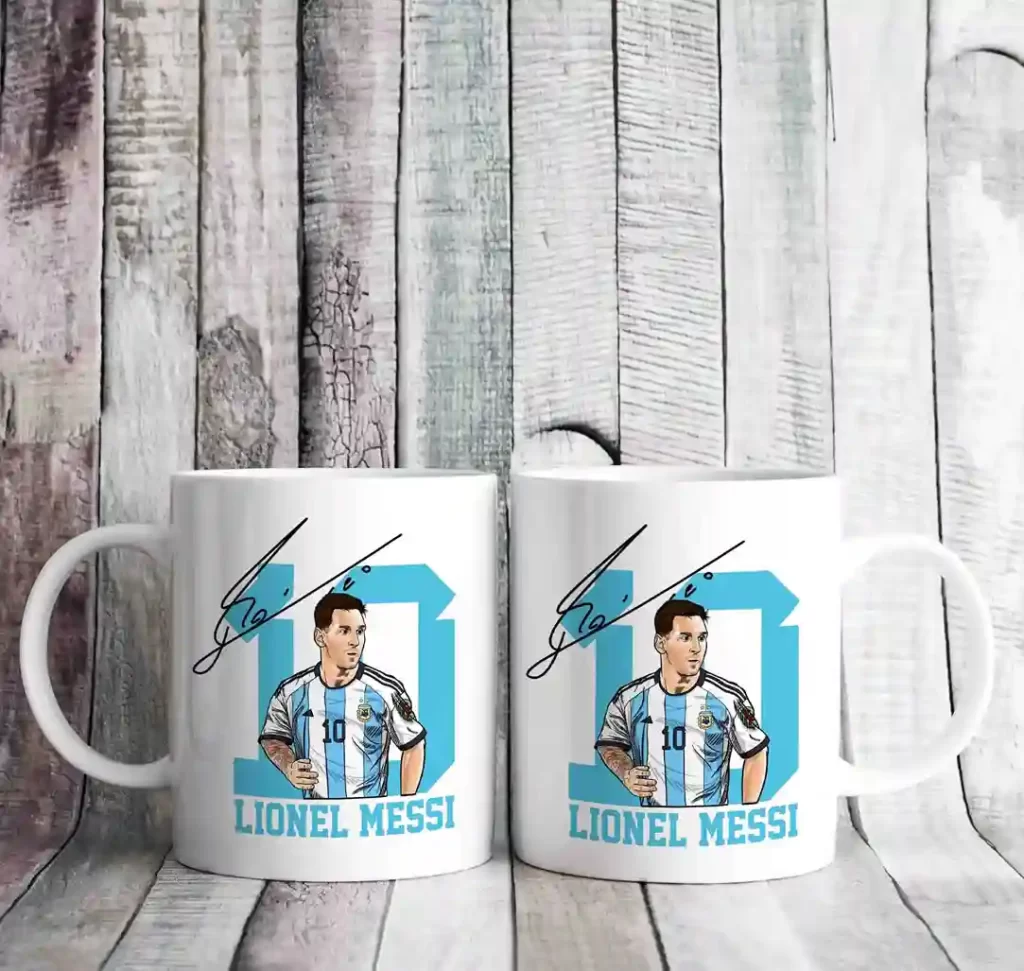 ماگ مسی با امضاع