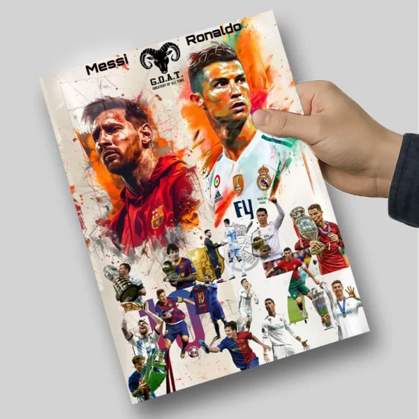 متال پوستر مسی و رونالد