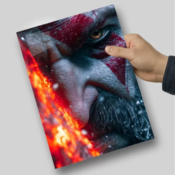 متال پوستر نیمروخ کریتوس