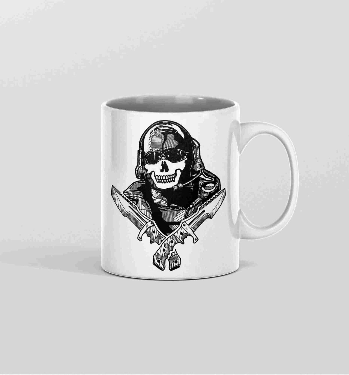 ماگ گوست با چاقو