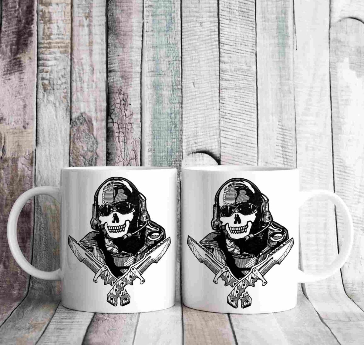 ماگ گوست با چاقو