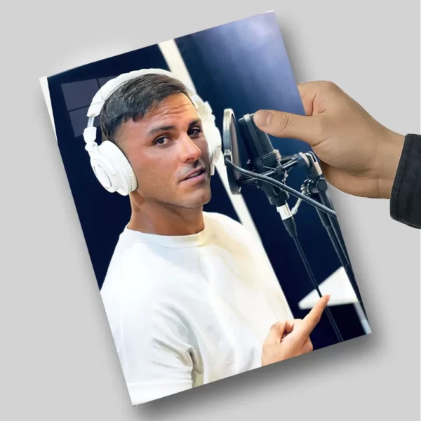 متال پوستر آرمین درحال ظبط