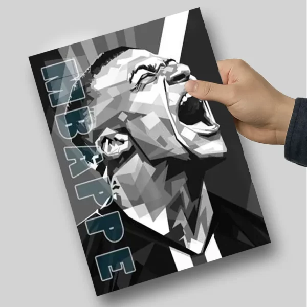 متال پوستر سیاه سفیدامباپه