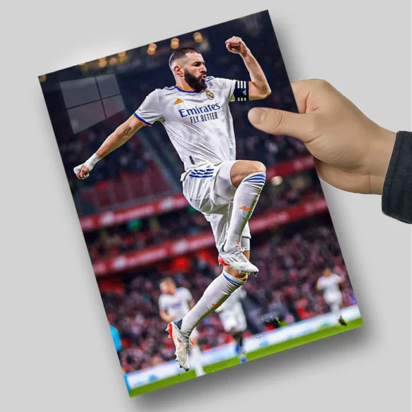 متال پوستر بنزما شادی گل