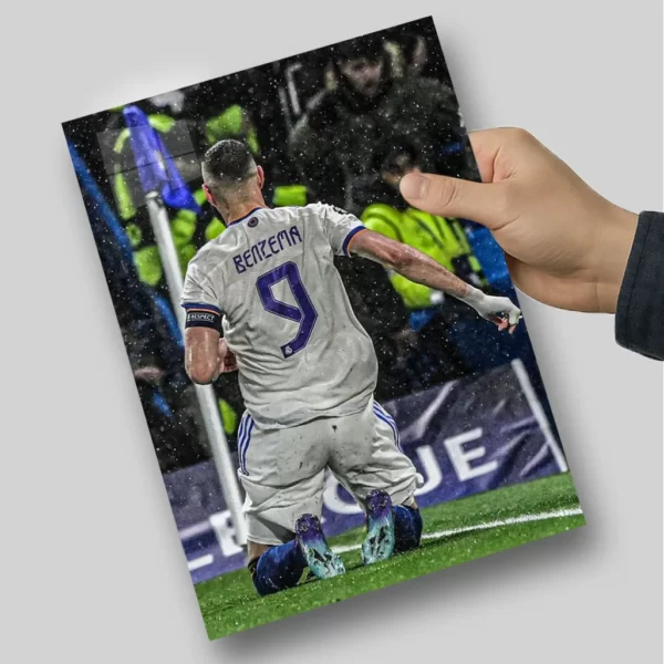 متال پوستر بنزما شماره 9