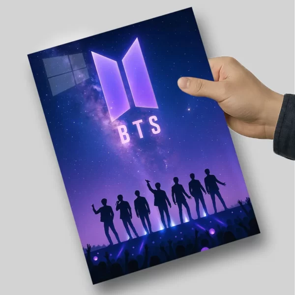 متال پوستر گروه بی تی اس