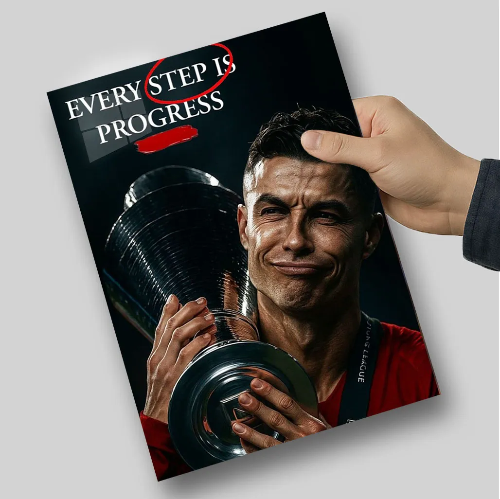 متال پوستر رونالدو جام لیگ ملت ها متال پوستر رونالدو جام لیگ ملت ها