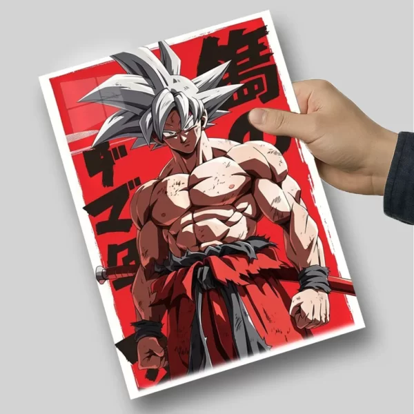 متا پوستر گوکو نوشته ژاپنی 1