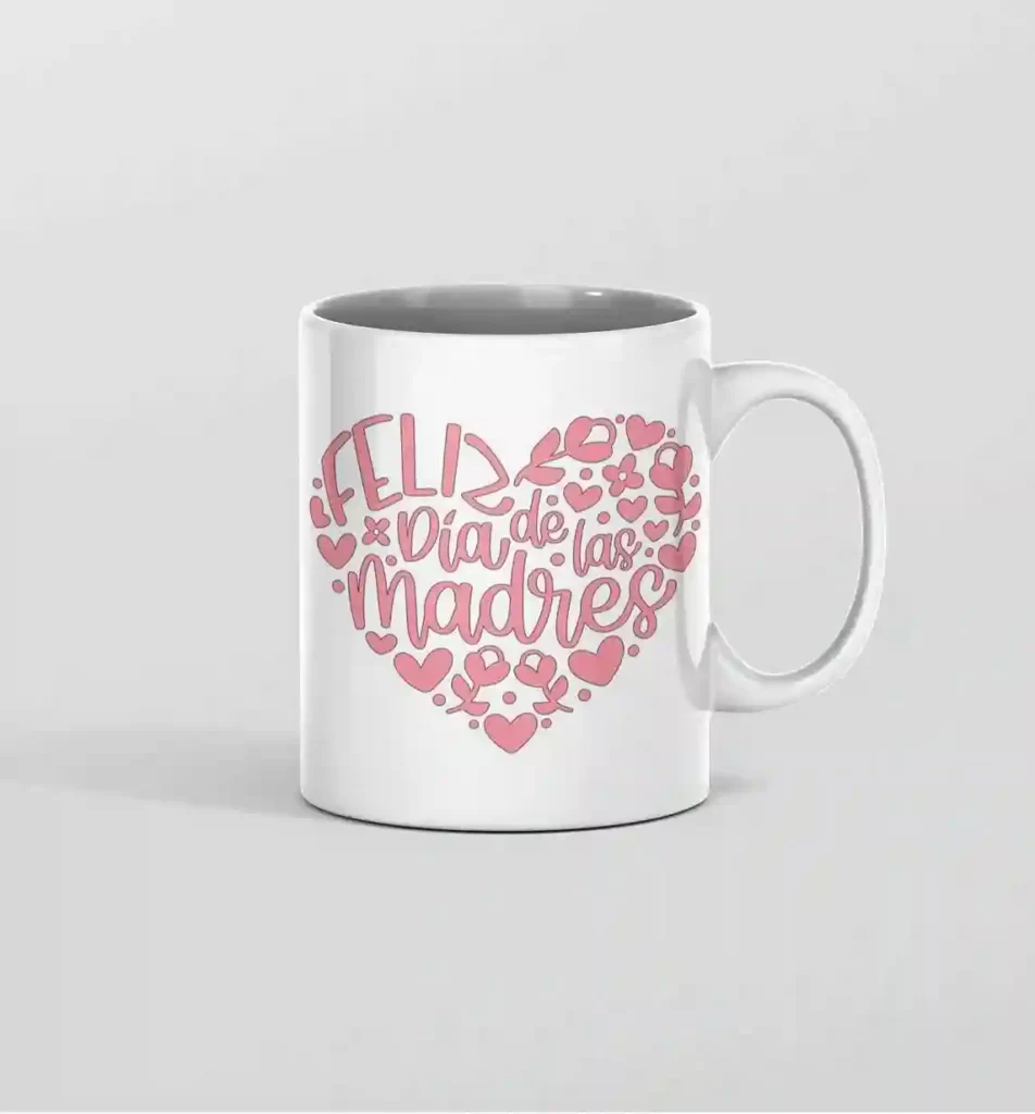 ماگ قلب متن مادر