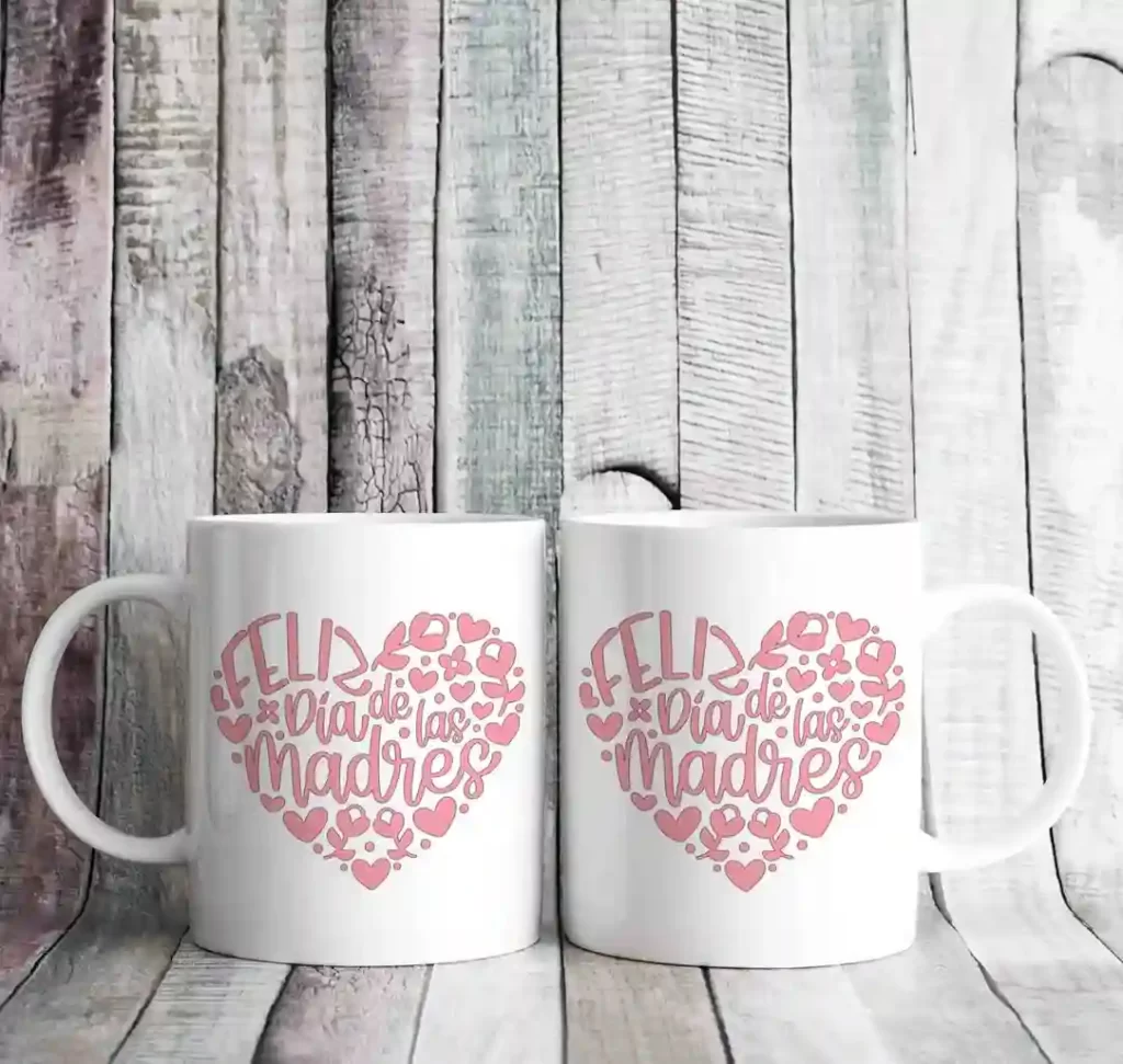 ماگ قلب متن مادر