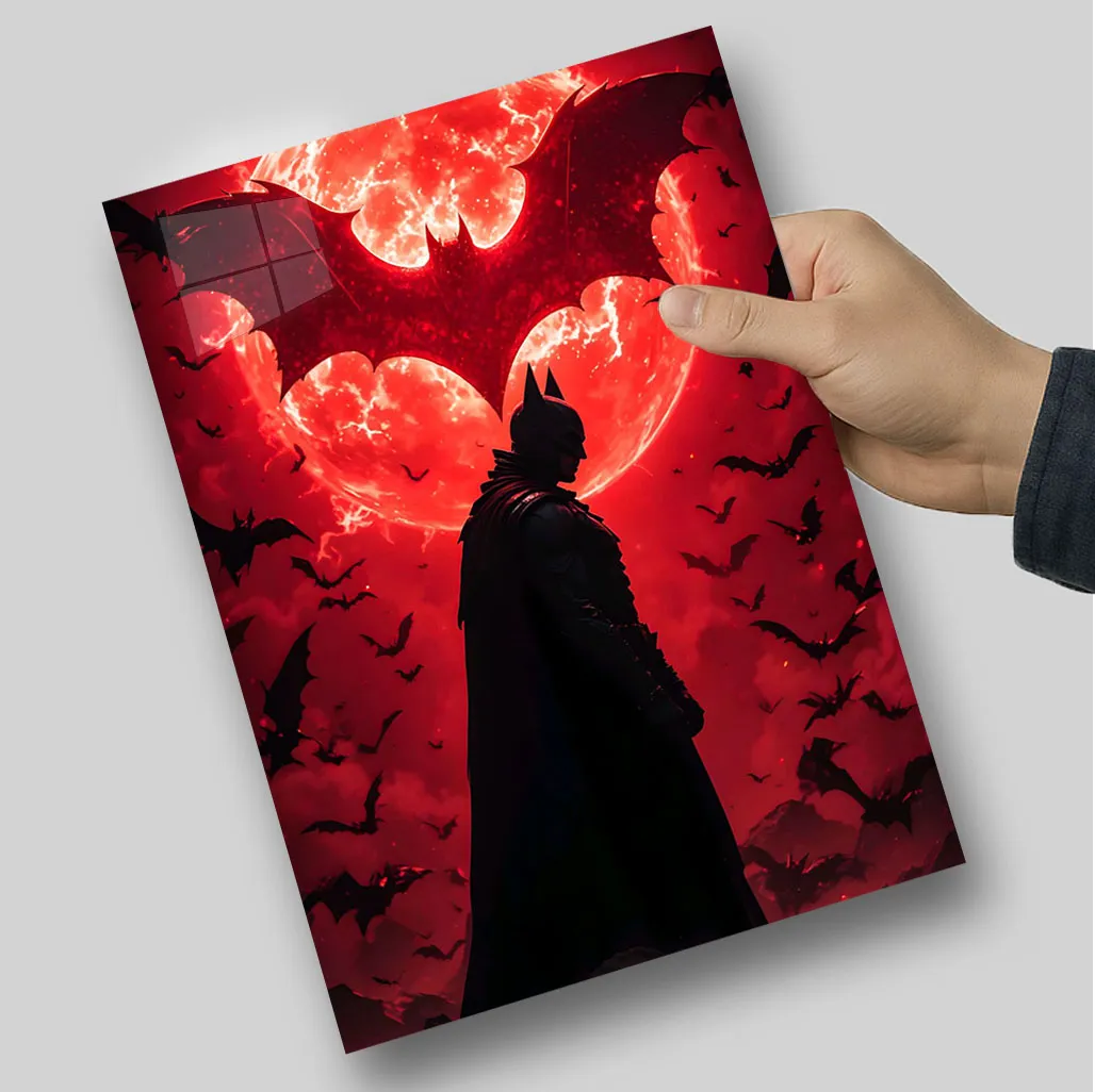 متال پوستر بتمن تم قرمز متال پوستر بتمن تم قرمز