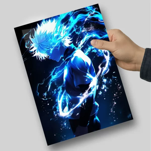 متال پوستر انیمه ای تم آبی