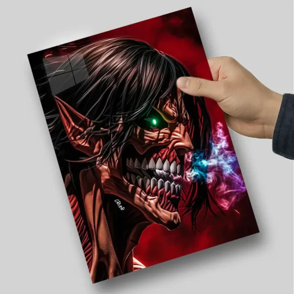 متال پوستر انیمه تایتان