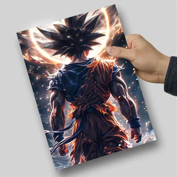 متال پوستر پشت شخصیت گوکو