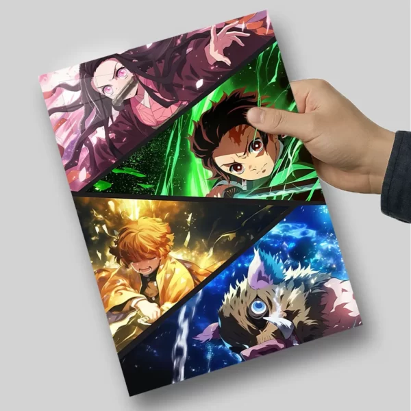 متال پوستر شخصیت های دمون اسلیر