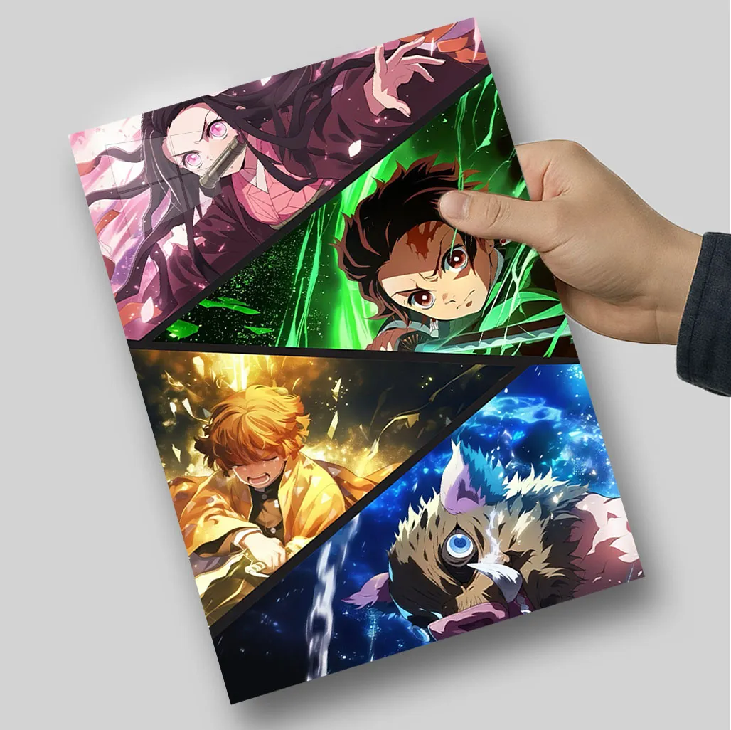 متال پوستر شخصیت های دمون اسلیر متال پوستر شخصیت های دمون اسلیر