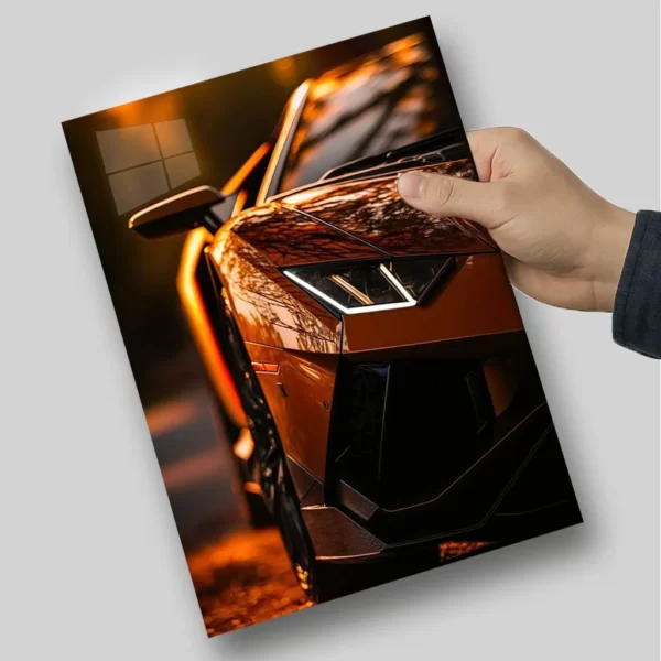 متال پوستر لامبورگنی زرد