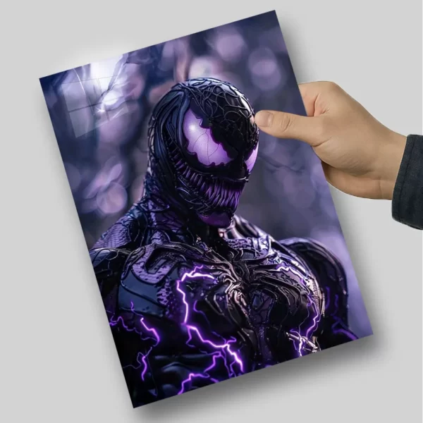 متال پوستر ونوم بنفش